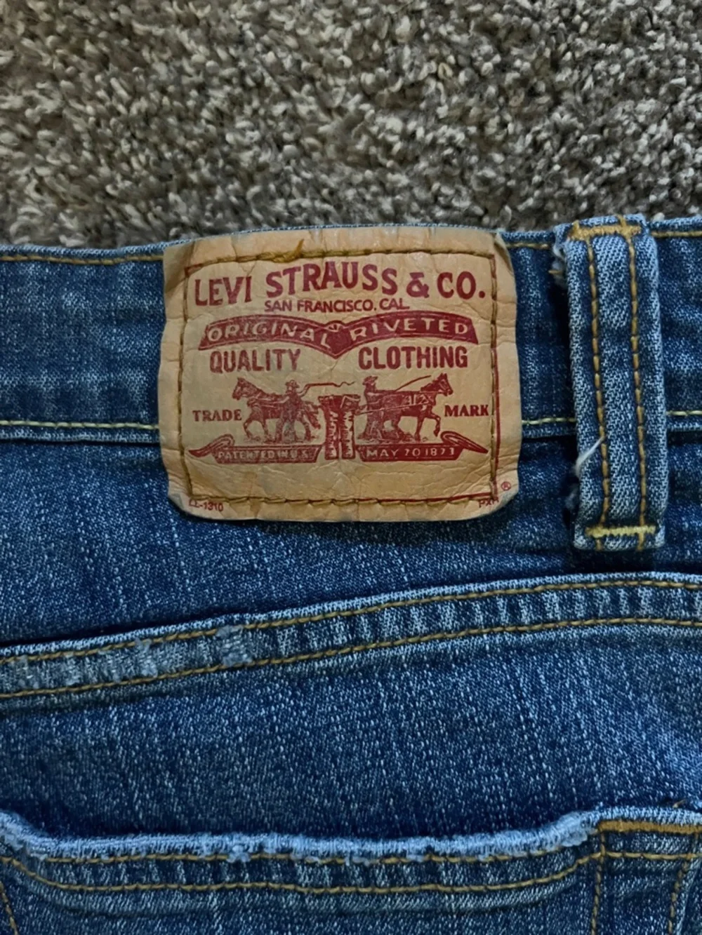 Vintage Levi's Women's Boot Cur 515 Jeans 16 M - Picture 6 of 8